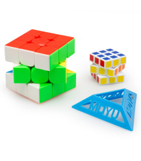 Cubos Mágicos MoYu Duo 2 en 1 Qubicon