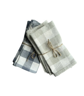 Servilletas Picnic Gris Pack x 4
