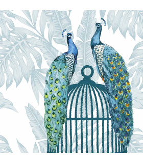 Servilletas 33 x 33 cm Peacocks