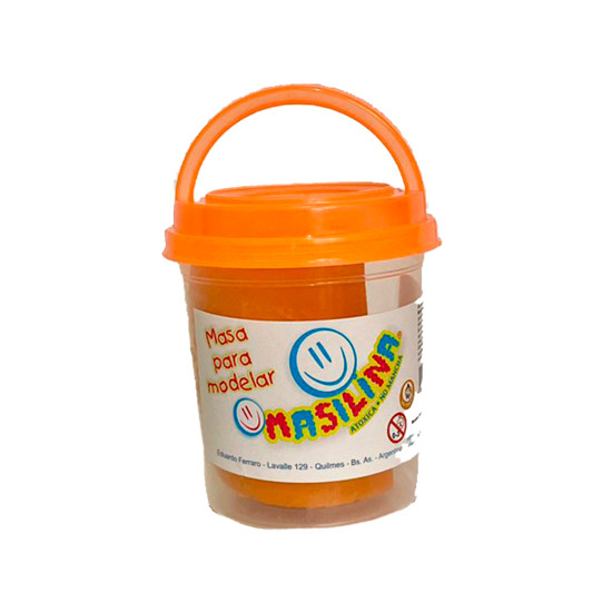 Pote de Masa para Moldear Naranja 150 g Masilina