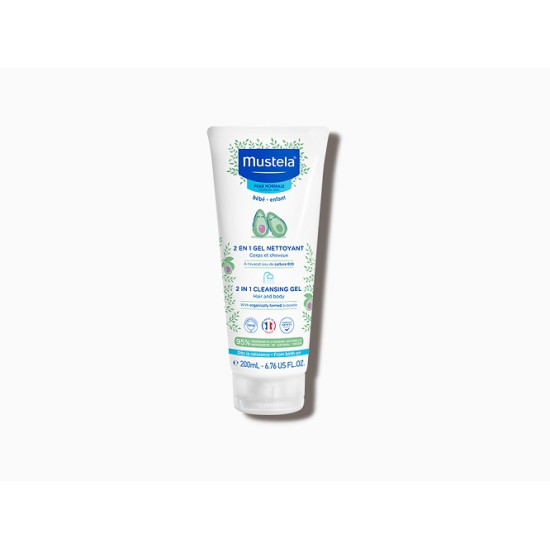 Mustela Baby 2 En 1 Gel Limpiador Con Aguacate