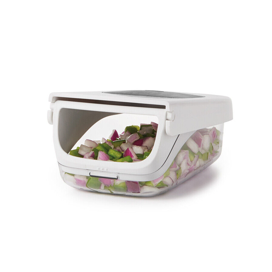 Picador de Verduras con Contenedor Vertidor