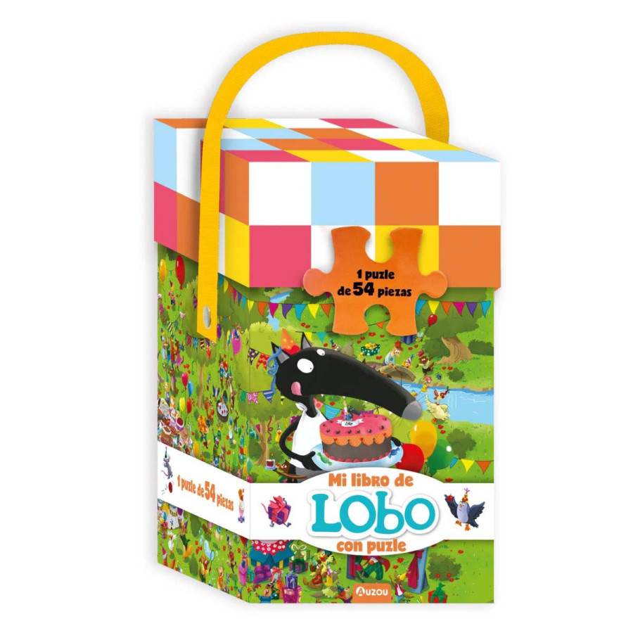 Libro Con Puzzle El Lobo Que Quería Festejar Su Cumpleaños