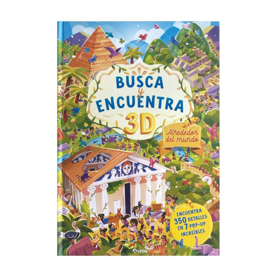 Libro Busca Y Encuentra 3D Alrededor Del Mundo