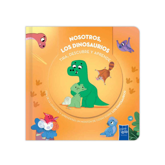 Libro Tira Descubre y Aprende Nosotros Los Dinosaurios
