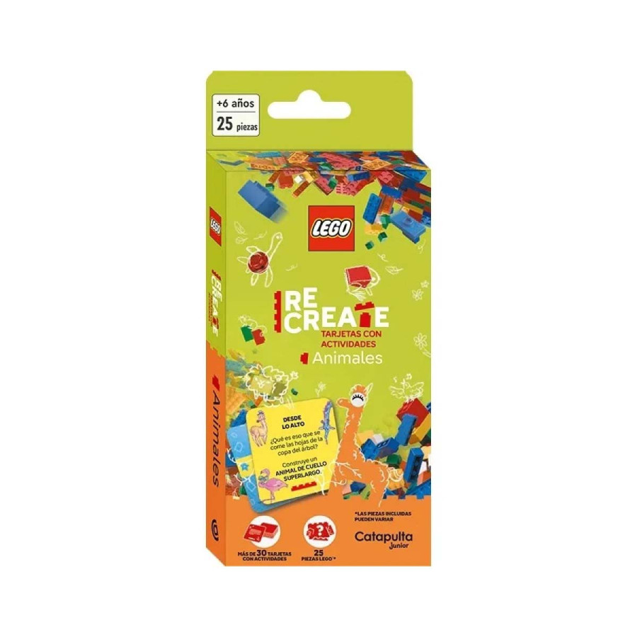 Lego Recreate Tarjetas Con Actividades Animales