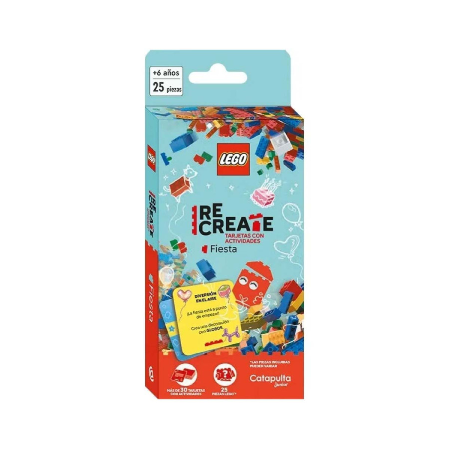 Lego Recreate Tarjetas Con Actividades Fiesta