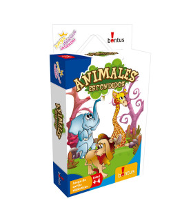 Juego Didáctico de Cartas Animales Escondidos