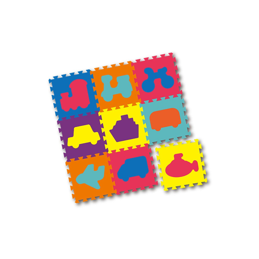 Piso de Goma Eva - Los Vehículos 94 x 94 cm