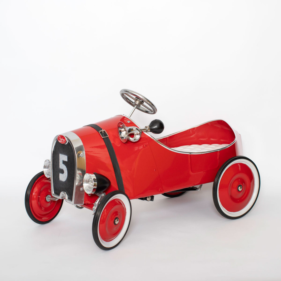 Auto a Pedal Bugatin Rojo Tinplay