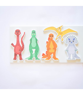 Set De Imanes Dinosaurios