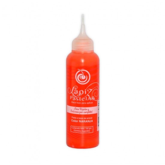Lápiz Pastelar Aplicador De Glacé Naranja 150grs