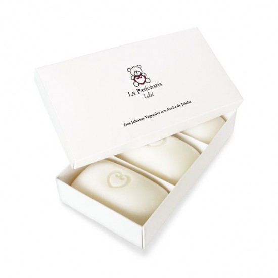 Estuche De 3 Jabones Vegetales 80 grs La Pasionaria