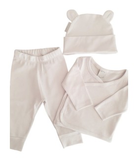Ajuar Pima White Bear Talle 1 M Little Paradise