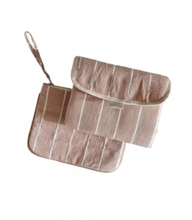 Set Cambiador y Neceser Brooklyn Peach Little Paradise