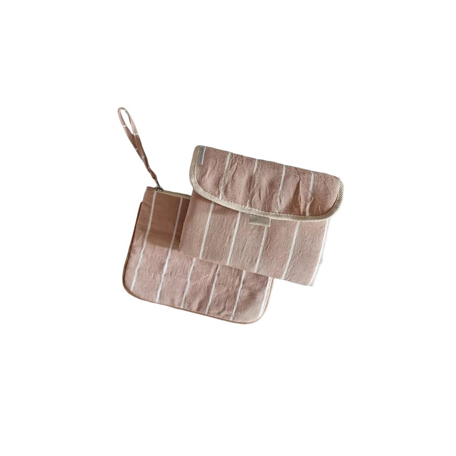 Set Cambiador y Neceser Brooklyn Peach Little Paradise