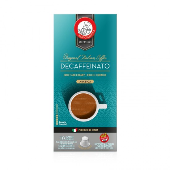 Capsulas Decaffeinato San Giorgio