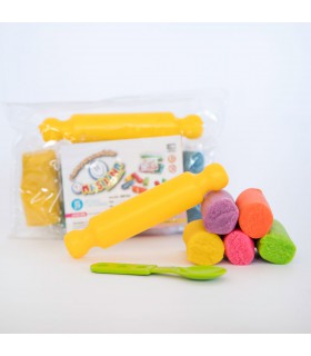 Set de 5 Sticks de Masa con Accesorios para Moldear Masilina