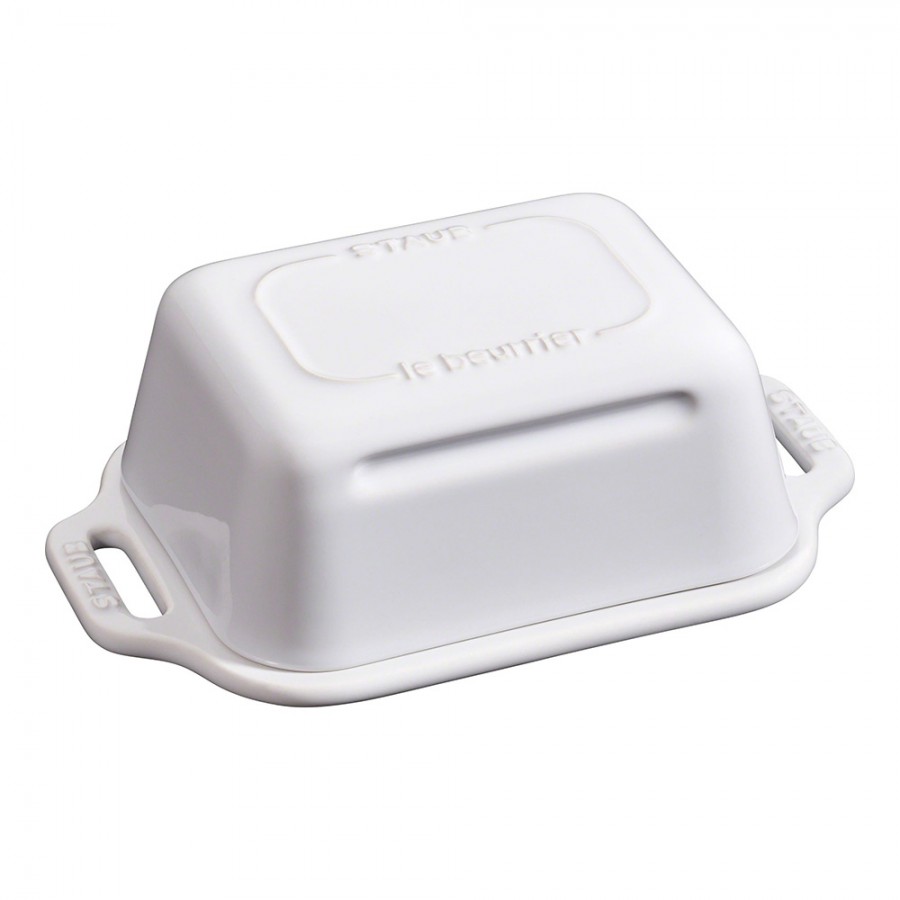 Mantequillera de Cerámica Blanco