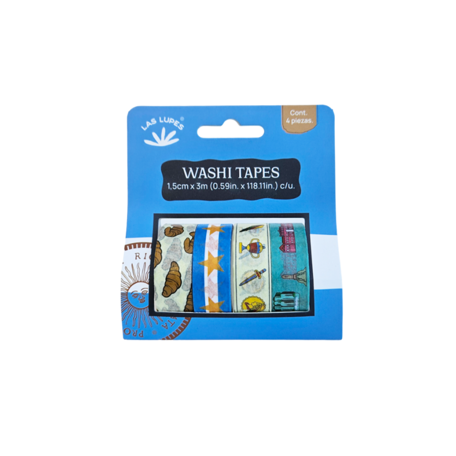Washi Tape Que Lindo Mi País x4