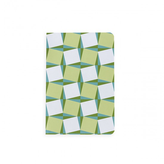Libreta encuadernación a la vista - Geométrica