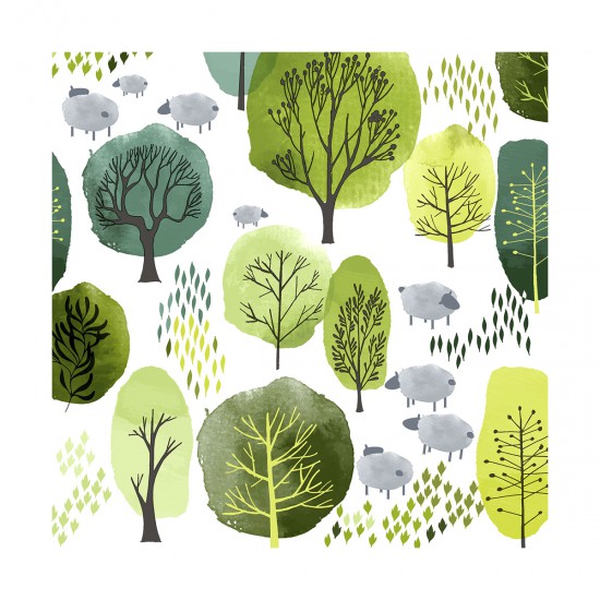 Servilletas 33 x 33 cm In The Hills Xmas