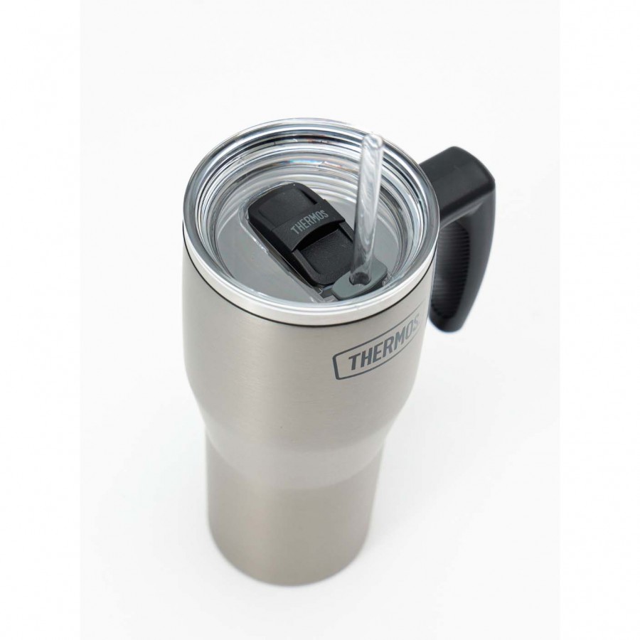 Taza Térmica con Asa y Sorbete Thermos Classic 850 ml Acero