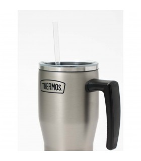 Taza Térmica con Asa y Sorbete Thermos Classic 850 ml Acero