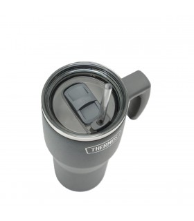 Vaso Térmico con Asa y Sorbete Thermos Classic 850 ml Gris
