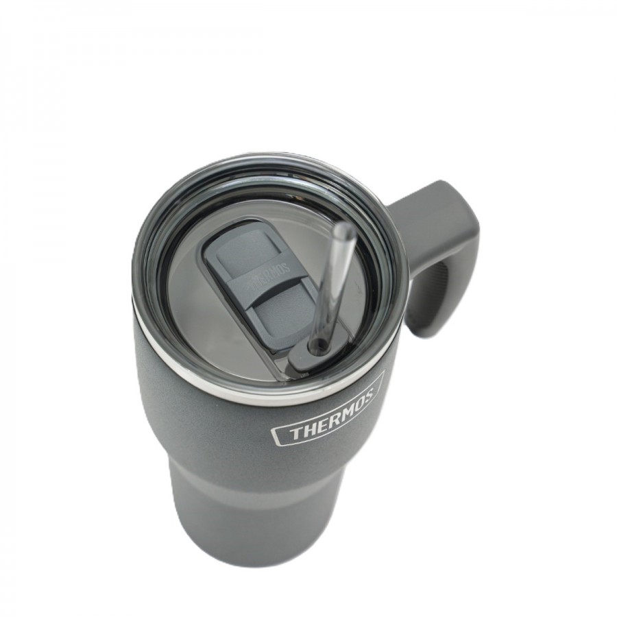 Vaso Térmico con Asa y Sorbete Thermos Classic 850 ml Gris